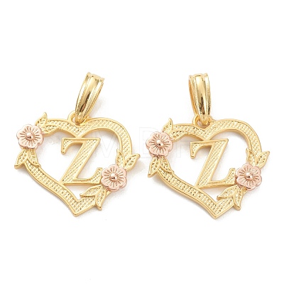 Real 18K Gold Plated Brass  Pendants KK-J042-43G-Z-1