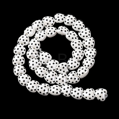 Handmade Porcelain Beads PORC-K010-07D-1