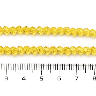 Transparent Glass Beads Strands EGLA-A035-T4mm-D03-1