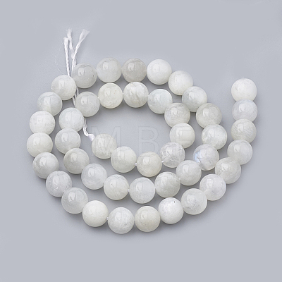 Natural Rainbow Moonstone Beads Strands G-S333-10mm-002-1