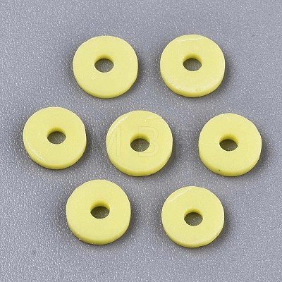 Handmade Polymer Clay Beads X-CLAY-Q251-6.0mm-35-1