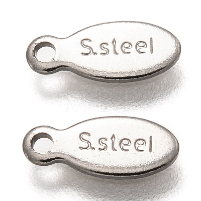 Tarnish Resistant 304 Stainless Steel Slice Chain Tabs STAS-Z024-06P-1