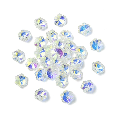 30Pcs Electroplated Glass Charms EGLA-YW0005-23A-1