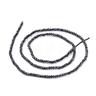 Electroplate Glass Beads Strands X-EGLA-F149-FP-07-1