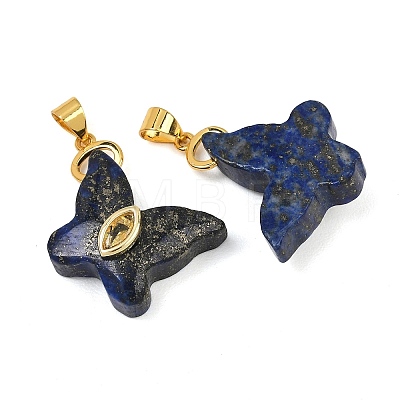 Dyed Natural Lapis Lazuli Pendants GG-CBA19F2-01G-09-1