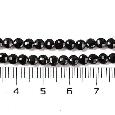 Natural Black Spinel Beads Strands X-G-F770-B01-01-1