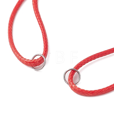 Adjustable Waxed Polyester Cord Bracelet Making AJEW-JB01313-02-1