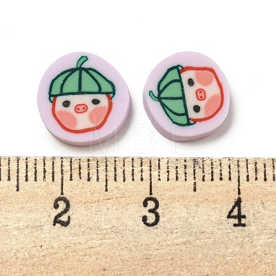 Handmade Polymer Clay Beads CLAY-P003-01-1