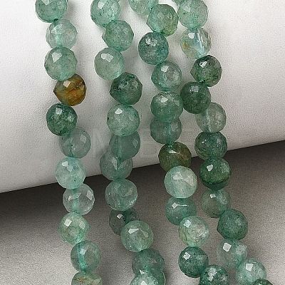 Natural Green Strawberry Quartz Beads Strands GG-NH0019-A01-6mm-1