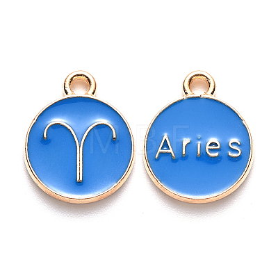 Alloy Enamel Pendants LS-ENAM-S124-01B-02A-1