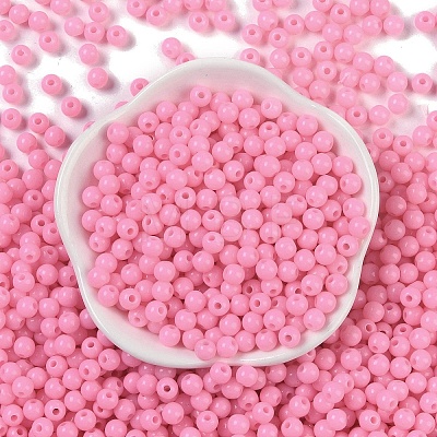 Opaque Acrylic Beads SACR-A007-01C-21-1