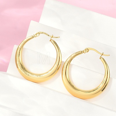 304 Stainless Steel Hoop Earrings for Women EJEW-U046-07G-B-1