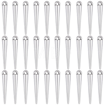 50Pcs Tibetan Style Alloy Pendants FIND-SC0023-92-1