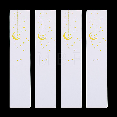 Gold Stamping Moon Printed Cardboard Paper Jewelry Necklace Packaging Boxes CON-TAC0071-004B-1