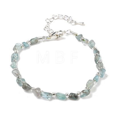 Natural Apatite Beads Bracelets for Women BJEW-H623-02S-16-1