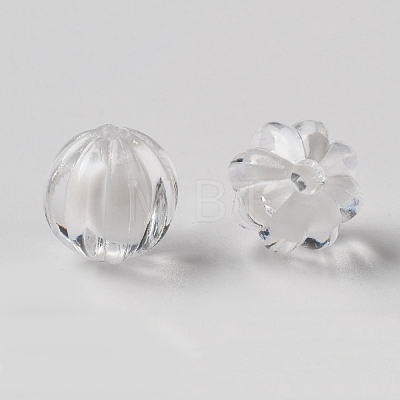 Transparent Acrylic Beads X-TACR-S089-10mm-01-1
