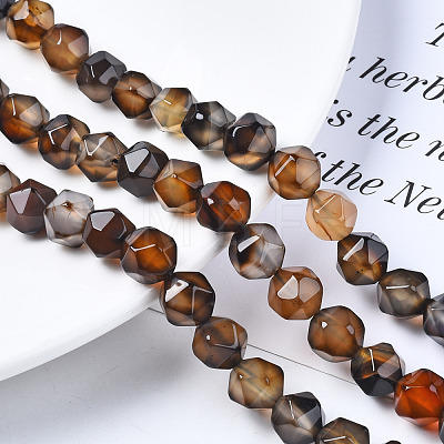 Natural Agate Beads Strands G-N326-94-1