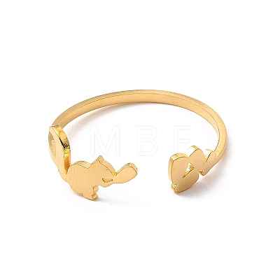 304 Stainless Steel Open Cuff Rings RJEW-Q808-02D-G-1