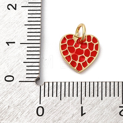 Brass Enamel Charms KK-Q098-23G-A-1