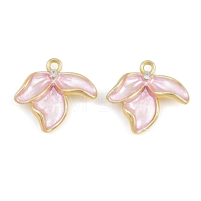 Alloy Enamel & Crystal Rhinestone Pendants RB-CBA415D-34G-1
