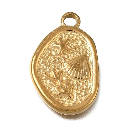 304 Stainless Steel Pendants SA-CBA7C25-02B-G-1