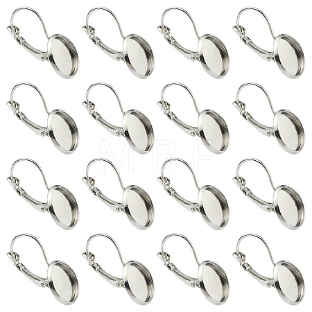 10Pcs Brass Leverback Earring Findings KK-YW0002-21P-1