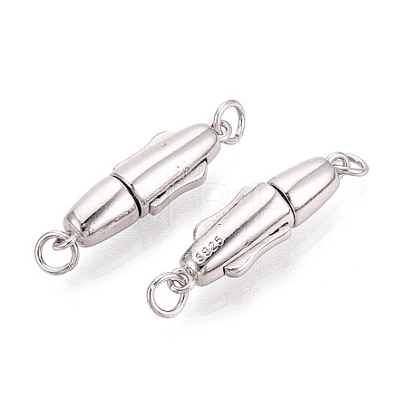 925 Sterling Silver Bayonet Clasps STER-T008-76P-1