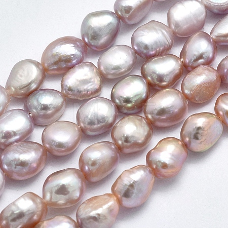 Natural Cultured Freshwater Pearl Beads Strands PEAR-K003-19B-1