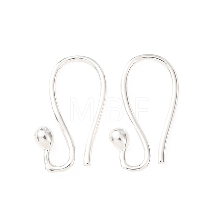 Brass Earring Hooks KK-G604-04S-1
