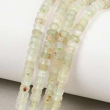 Natural Green Rutilated Quartz Beads Strands G-G345-C03-2x4mm-1