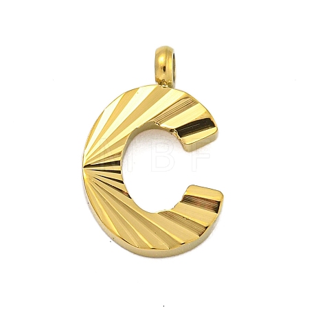 Ion Plating(IP) 304 Stainless Steel Charms STAS-G345-01G-C-1