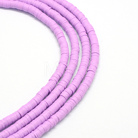 Handmade Polymer Clay Beads X-CLAY-R067-8.0mm-01-1