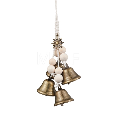Iron Bell Pendant Decoration RN-CJ236F-AB-1