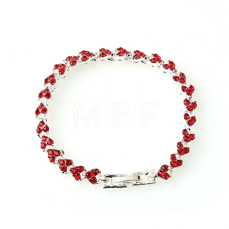 Rhinestone Tennis Bracelets PW23032003124-1