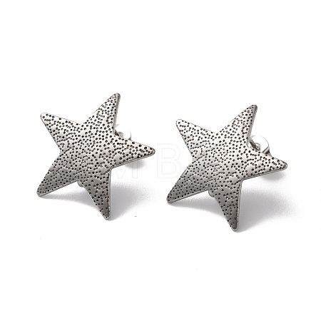 Non-Tarnish 304 Stainless Stud Earring Findings STAS-M314-02B-P-1