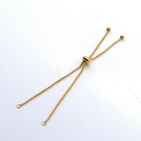 Adjustable 201 Stainless Steel Slider Bracelets Making LS-STAS-S105-JN646-2-1