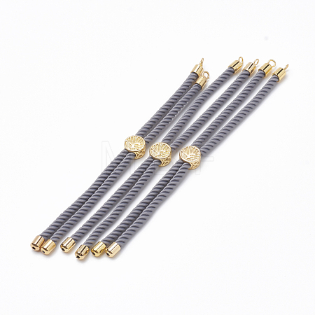Nylon Twisted Cord Bracelet Making MAK-T003-10G-1
