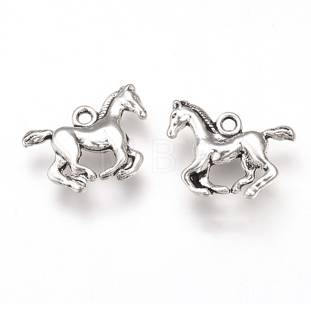 Tibetan Style Alloy Pendants X-TIBEP-T002-07AS-RS-1