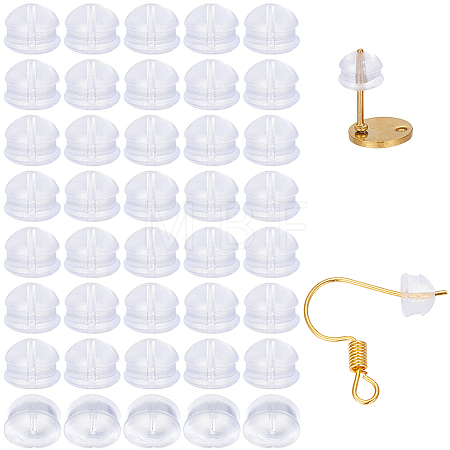 Clear Silicone Full-covered Ear Nuts FIND-SP0001-18A-1