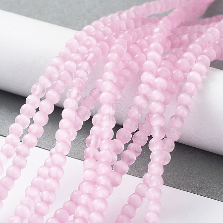 Cat Eye Beads Strands CE-F022-4mm-02-1