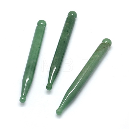 Natural Green Aventurine Massage Sticks G-O175-03B-1