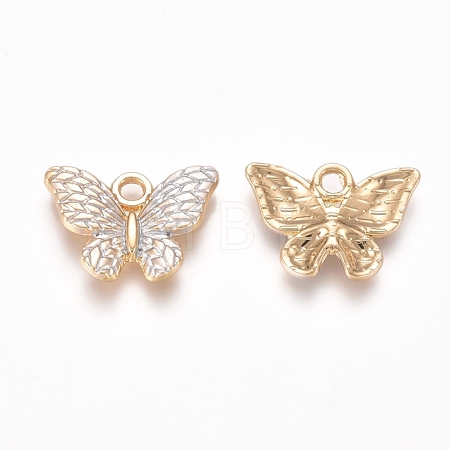 Golden Plated Alloy Enamel Pendants PALLOY-CJC0001-31C-1