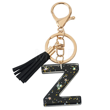 1Pc Resin Letter Keychains KEYC-TADJ0001-09Z-1