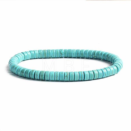 Turquoise Bracelet with Elastic Rope Bracelet DZ7554-11-1