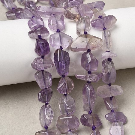 Natural Amethyst Beads Strands G-D365-E03-02-1