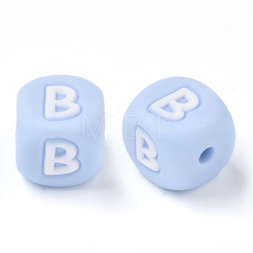 Food Grade Eco-Friendly Silicone Beads SIL-R011-10mm-02B-1