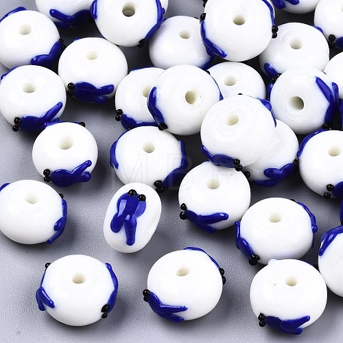 Handmade Bumpy Lampwork Beads LAMP-S194-004A-1