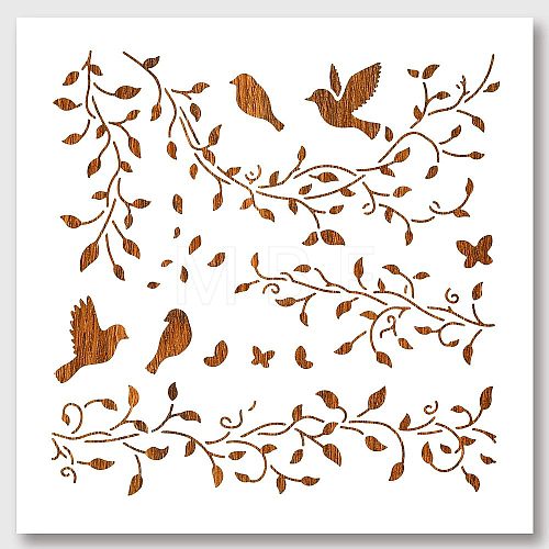 PET Hollow Out Drawing Painting Stencils DIY-WH0405-0006-1