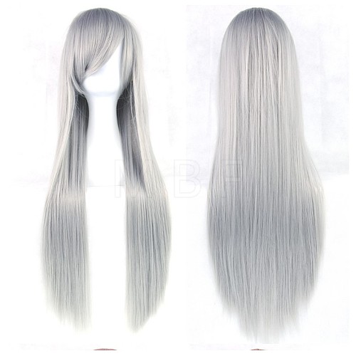 31.5 inch(80cm) Long Straight Cosplay Party Wigs OHAR-I015-11I-1