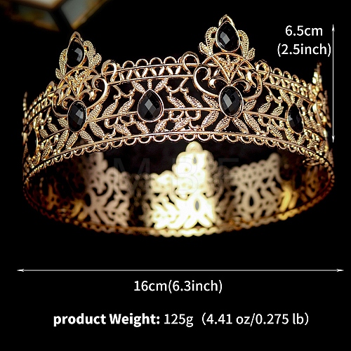 Baroque Alloy Rhinestone Crown PW-WG35C7F-02-1